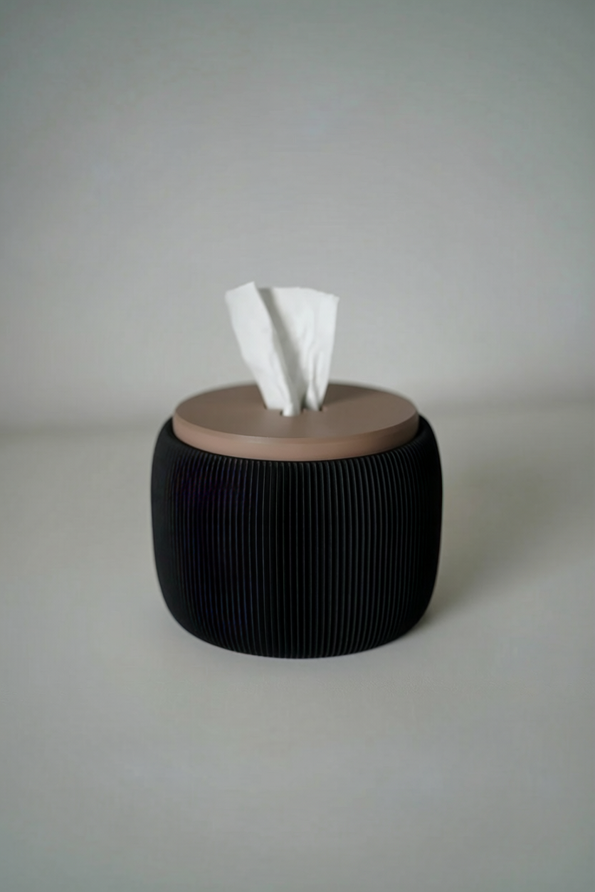 Toilet Paper Dispenser Toilet Paper Holder – Modern Round Pod - Plant Pot - Storage Container | Bathroom Decor