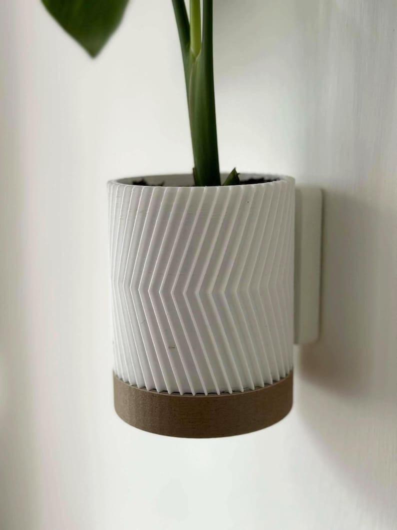 Modern Wall Planter – Geometric Wall-Mounted Planter for Small Indoor Plants & Cuttings