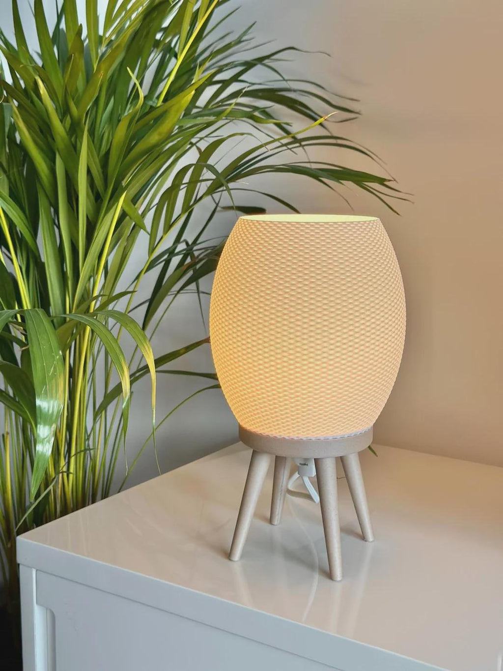 LUNAIR – Modern Table Lamp With Legs | Elevated Ambient Light for Desk, Nightstand & Living Room