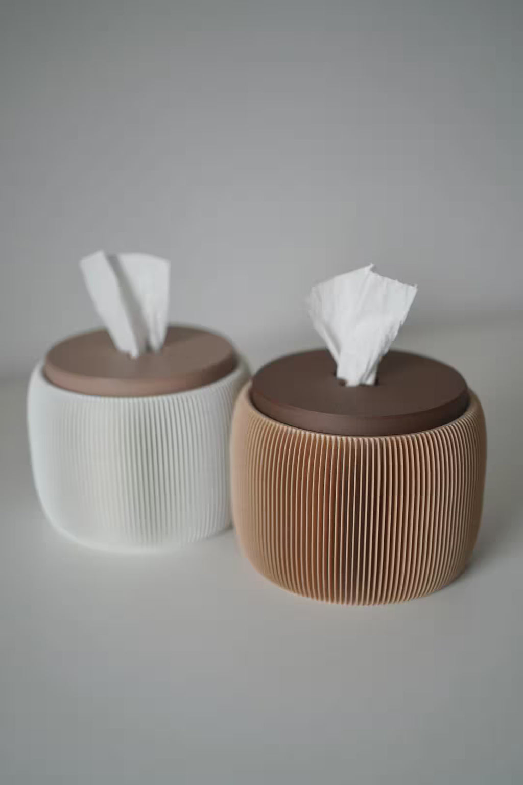 Toilet Paper Dispenser Toilet Paper Holder – Modern Round Pod - Plant Pot - Storage Container | Bathroom Decor