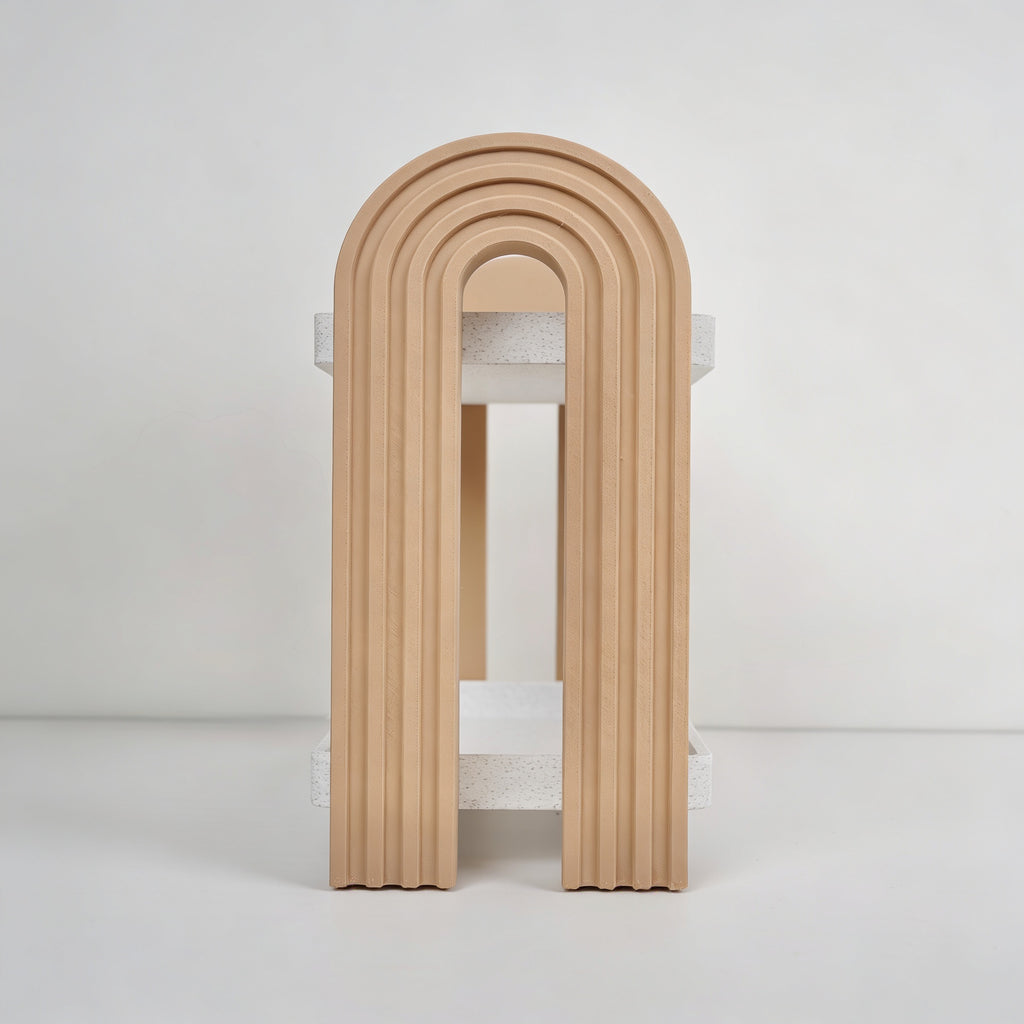 PERFIS – Minimalist 3D Printed Tabletop Perfume Shelf | Modern Organizer for Perfume, Skincare & Everyday Essentials