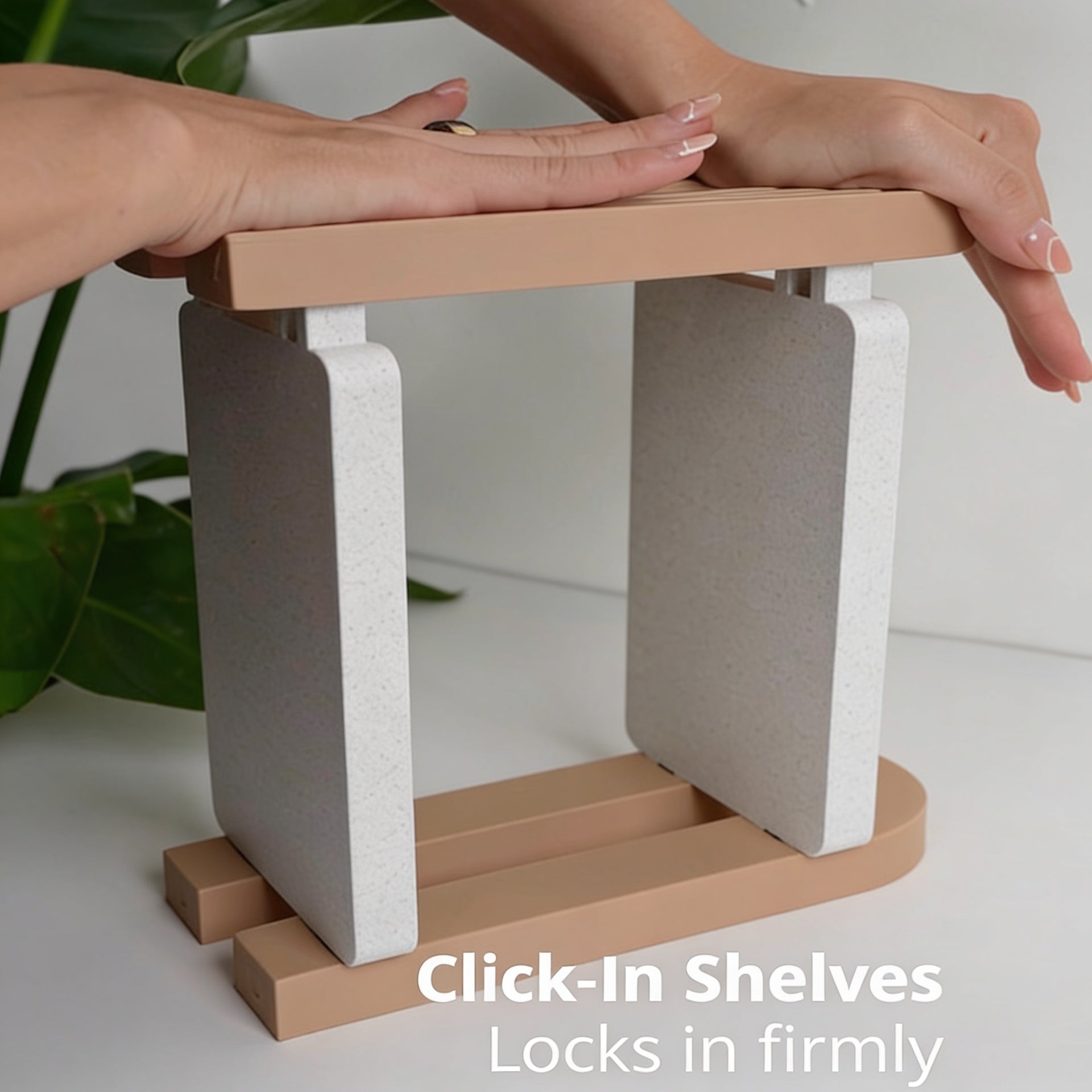 PERFIS – Minimalist 3D Printed Tabletop Perfume Shelf | Modern Organizer for Perfume, Skincare & Everyday Essentials